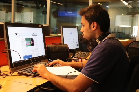 Ambitious Curriculum: A new generation of Pakistani journalists will learn cutting-edge, practical reporting skills. Photo Credit: Syed Hasan Haider