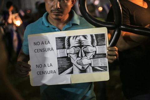 Nicaragua protester