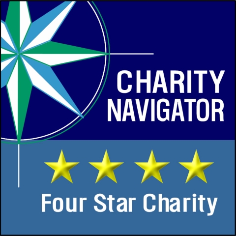 Logo of Four Star, Charity Navigator. 