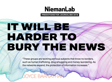 Joyce Barnathan's Nieman Lab prediction.