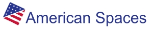 American Spaces horizontal logo