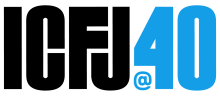 ICFJ @ 40 Logo